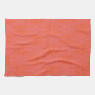 Linge De Cuisine Motif à rayures ondulées rose et corail | Abstra m