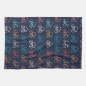 Linge De Cuisine Motif à vélo (Horizontal)