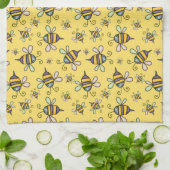 Linge De Cuisine Motif Abeille Bourdon (Plié)