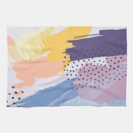 Linge De Cuisine motif Abstrait (Horizontal)