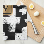Linge De Cuisine Motif Abstrait (Quart Plié)