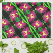 Linge De Cuisine Motif Abstrait (Plié)