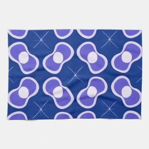 Linge De Cuisine Motif Abstrait Bleu