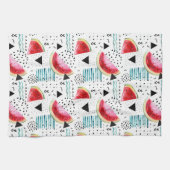 Linge De Cuisine Motif abstrait de pastèque (Horizontal)