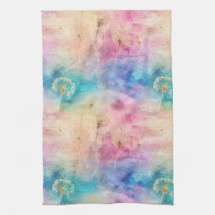 Linge De Cuisine Motif Abstrait de Pissenlit Vintage (7)