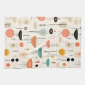 Linge De Cuisine Motif Abstrait du milieu du siècle (Horizontal)