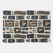 Linge De Cuisine Motif Abstrait en tissu de boue (Horizontal)