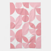 Linge De Cuisine Motif Abstrait géométrique rose vif (Vertical)