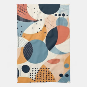 Linge De Cuisine Motif Abstrait minimal sans fil - géométrique (10)