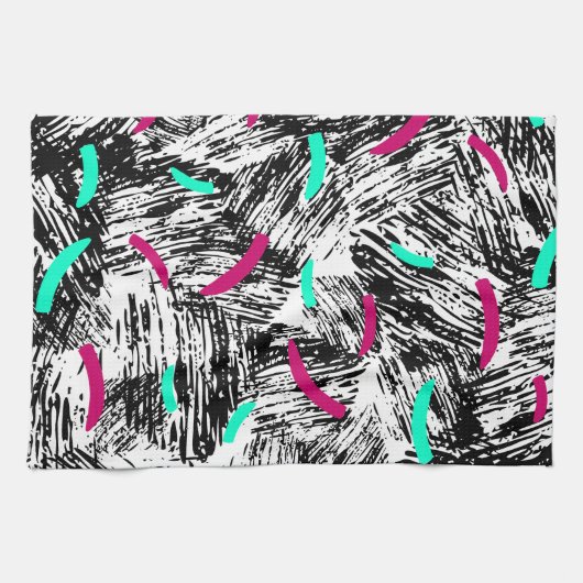 Linge De Cuisine Motif Abstrait moderne. (Horizontal)