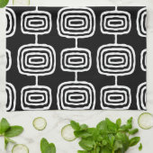 Linge De Cuisine Motif Abstrait moderne du milieu du siècle (Plié)