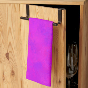 Linge De Cuisine Motif Abstrait Rose Violet