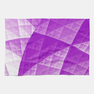 Linge De Cuisine Motif abstrait violet