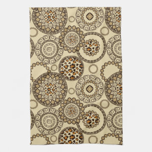 Linge De Cuisine Motif africain 3 de peau de guépard