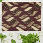 Linge De Cuisine Motif africain de peau de guépard (Plié)