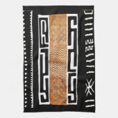 Linge De Cuisine Motif africain en tissu de boue (Vertical)