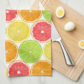 Linge De Cuisine Motif agrumes (Quart Plié)