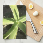Linge De Cuisine Motif Aloe 3h (Quart Plié)