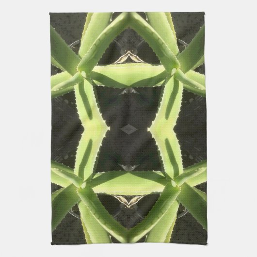 Linge De Cuisine Motif Aloe 3h (Vertical)