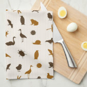 Linge De Cuisine Motif animal 2 (Quart Plié)