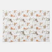 Linge De Cuisine Motif animal de bois mou (Horizontal)