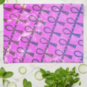 Linge De Cuisine Motif Ankh (Plié)
