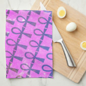 Linge De Cuisine Motif Ankh (Quart Plié)