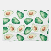 Linge De Cuisine Motif Aquarelle Avocado (Horizontal)