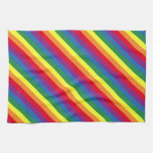 Linge De Cuisine Motif arc-en-ciel diagonal (Horizontal)