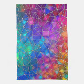 Linge De Cuisine Motif arc-en-ciel en verre tendu (Vertical)