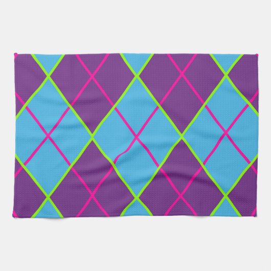 Linge De Cuisine Motif Argyle Classique (Horizontal)