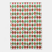 Linge De Cuisine Motif Argyle de Noël (Vertical)