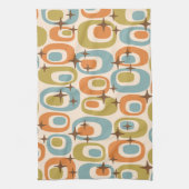 Linge De Cuisine Motif Atomique Moderne du Milieu du Siècle (Vertical)