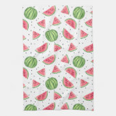 Linge De Cuisine Motif au néon de pastèques d'aquarelle (Vertical)