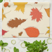 Linge De Cuisine Motif automne (Plié)