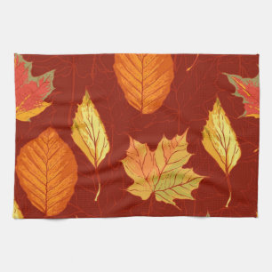 Linge De Cuisine Motif automne
