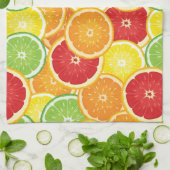Linge De Cuisine Motif aux agrumes (Plié)