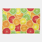 Linge De Cuisine Motif aux agrumes (Horizontal)