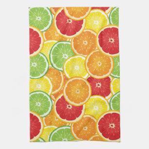 Linge De Cuisine Motif aux agrumes