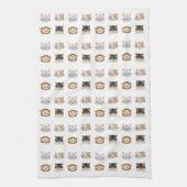 Linge De Cuisine Motif avec de mignonnes têtes de chat (Vertical)