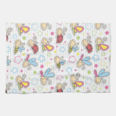 Linge De Cuisine motif avec des insectes (Horizontal)