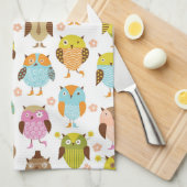 Linge De Cuisine motif avec des oiseaux (Quart Plié)