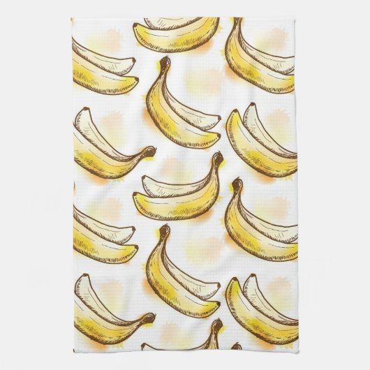 Linge De Cuisine Motif avec la banane (Vertical)