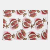 Linge De Cuisine Motif avec la grenade (Horizontal)