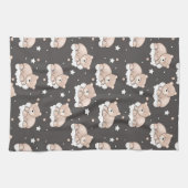 Linge De Cuisine motif avec le petit sommeil d'ours (Horizontal)