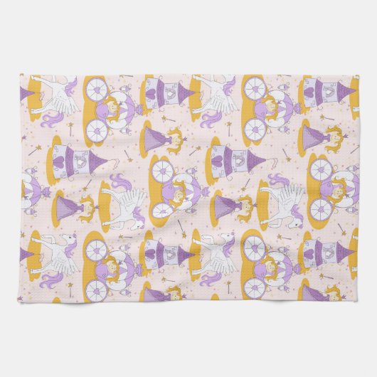 Linge De Cuisine motif avec une princesse (Horizontal)