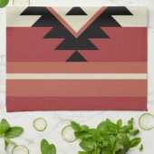 Linge De Cuisine Motif Aztec (Plié)