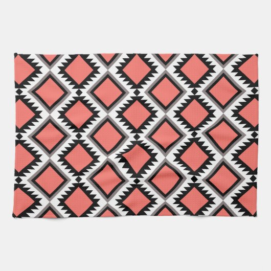 Linge De Cuisine Motif Aztec (Horizontal)