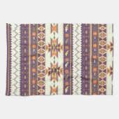 Linge De Cuisine Motif aztèque coloré (Horizontal)