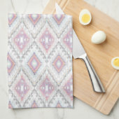 Linge De Cuisine Motif aztèque géométrique abstrait (Quart Plié)